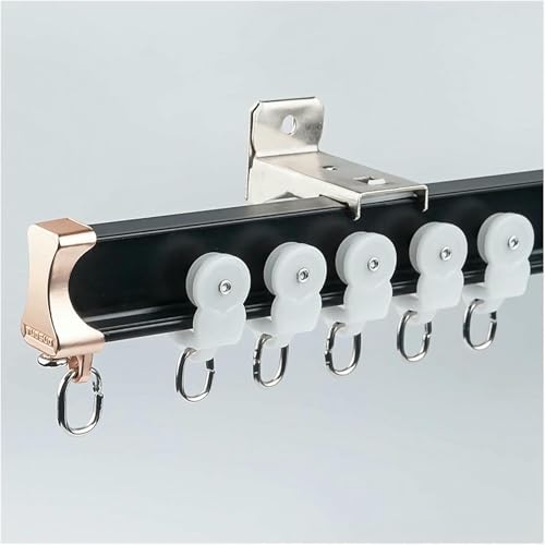 Deckenvorhangschiene Schiebetür Flexibles Geschwungenes Schienensystem für die Wandmontage, robuste flexible Schiebegardinenstange für Wohnzimmer/Schlafzimmer/Waschküche, 300-800 Deckenvorhangschiene Schiebetür Flexibles Geschwungenes Schienensystem für die Wandmontage, robuste flexible Schiebegardinenstange für Wohnzimmer/Schlafzimmer/Waschküche, 300-800 von GZYHDC