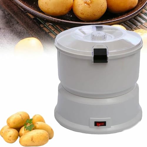 Elektrischer Kartoffelschäler, Automatischer Kartoffelschäler, mit Sicherheitsblock, Anti Tinkle Whiser (1 kg Kapazität)/Pelado-Zeit beträgt ca. 1 von GZYHDC