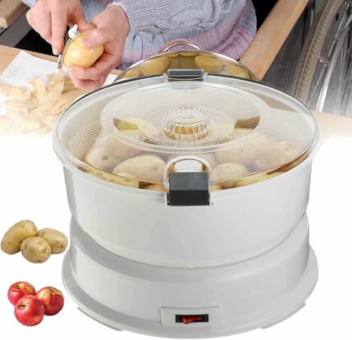 Elektrischer Kartoffelschäler, Gemüse-Trockner, 1 kg, kommerzielle Süßkartoffelschale, geeignet für Küche und Restaurant von GZYHDC