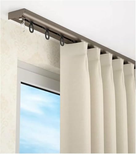 Raumteilerschiene, Einzel-Schienensystem für Decke, ultradünne Gardinenstange für Schlafzimmer, Zuhause, Balkon, robuste Aluminiumstange, 6, 8, 10, 12, 14 Raumteilerschiene, Einzel-Schienensystem für Decke, ultradünne Gardinenstange für Schlafzimmer, Zuhause, Balkon, robuste Aluminiumstange, 6, 8, 10, 12, 14 von GZYHDC