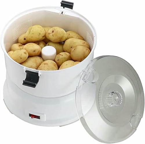 Salatzentrifugator, Erdnuss- und Multifunktions-Gemüseschneider, Schälzeit: ca. 1 Minute/2-4 Minuten, kann 1 kg Kartoffeln schälen, für Industrie A von GZYHDC