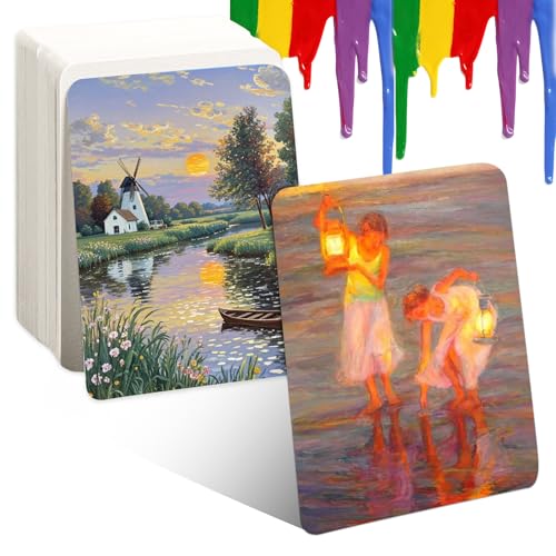 GZYYANG Aquarell Papier, 40 Blatt Aquarellpapier 300g, Watercolor Paper zum Malen, Aquarellblock Naturweißes, Büttenpapier für Gemälde Einladungen, Briefe, Handwerke, 10 x 15 cm GZYYANG Aquarell Papier, 40 Blatt Aquarellpapier 300g, Watercolor Paper zum Malen, Aquarellblock Naturweißes, Büttenpapier für Gemälde Einladungen, Briefe, Handwerke, 10 x 15 cm von GZYYANG