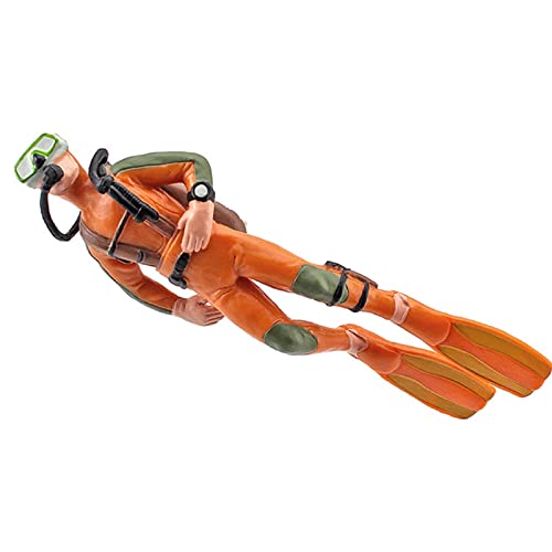 GZYshoyao Miniatur Taucher Figuren Modelle Menschen Set Mini Schwimmer Figuren Kunststoff Taucher Spielzeugfiguren Dekor Kuchen Topper für Kinder von Guoml