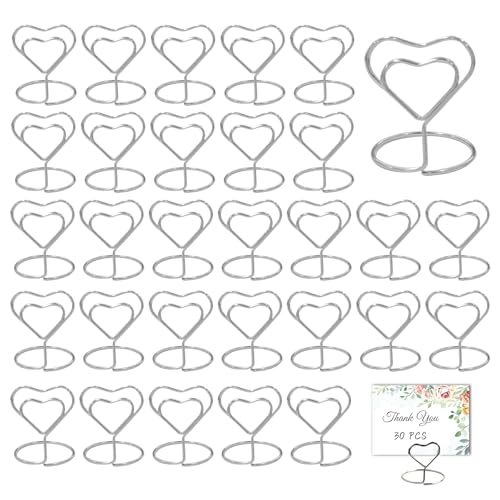 GZjiyu 30 Stk Fotohalter Herz, Menükartenhalter Hochzeit, Rundebasis Memohalter Herz für Hochzeit Platzkartenhalter Memohalter Sitzkartenhalter Tischnummernhalter Tischdekoration GZjiyu 30 Stk Fotohalter Herz, Menükartenhalter Hochzeit, Rundebasis Memohalter Herz für Hochzeit Platzkartenhalter Memohalter Sitzkartenhalter Tischnummernhalter Tischdekoration von GZjiyu