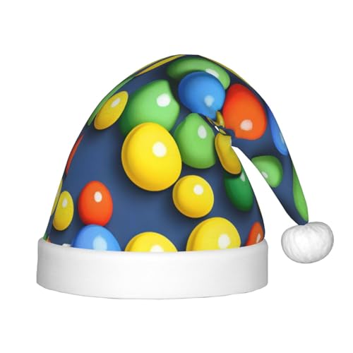 GaJher Bunte Bälle Weihnachtsmütze – Weihnachts-Kopfbedeckung, lustige Kopfbedeckung für Feiertage, Partys für Halloween, Festivals GaJher Bunte Bälle Weihnachtsmütze – Weihnachts-Kopfbedeckung, lustige Kopfbedeckung für Feiertage, Partys für Halloween, Festivals von GaJher