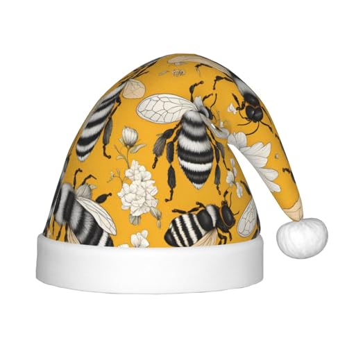 GaJher Cartoon Bee Weihnachtsmütze - Xmas New Year Headwear, Fun Headpieces for Holiday Parties for Halloween, Festival von GaJher