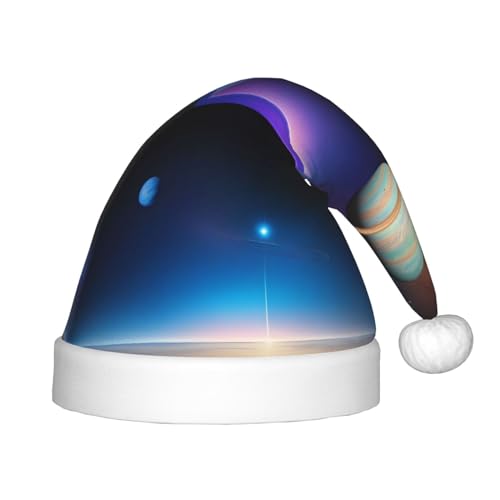 GaJher Cosmic Saturn Weihnachtsmütze - Xmas New Year Headwear, Fun Headpieces for Holiday Parties for Halloween, Festival GaJher Cosmic Saturn Weihnachtsmütze - Xmas New Year Headwear, Fun Headpieces for Holiday Parties for Halloween, Festival von GaJher