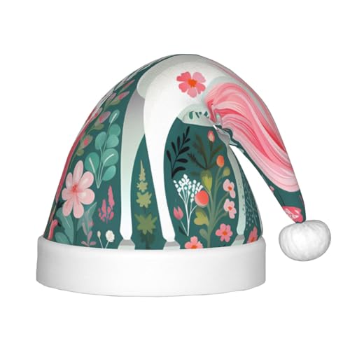 GaJher Einhorn mit rosa Haaren Weihnachtsmütze - Xmas New Year Headwear, Fun Headpieces for Holiday Parties for Halloween, Festival GaJher Einhorn mit rosa Haaren Weihnachtsmütze - Xmas New Year Headwear, Fun Headpieces for Holiday Parties for Halloween, Festival von GaJher