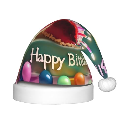 GaJher Happy Birthday Schöne Weihnachtsmütze - Xmas New Year Kopfbedeckung, lustige Kopfschmuck für Feiertagsfeiern für Halloween, Festival GaJher Happy Birthday Schöne Weihnachtsmütze - Xmas New Year Kopfbedeckung, lustige Kopfschmuck für Feiertagsfeiern für Halloween, Festival von GaJher