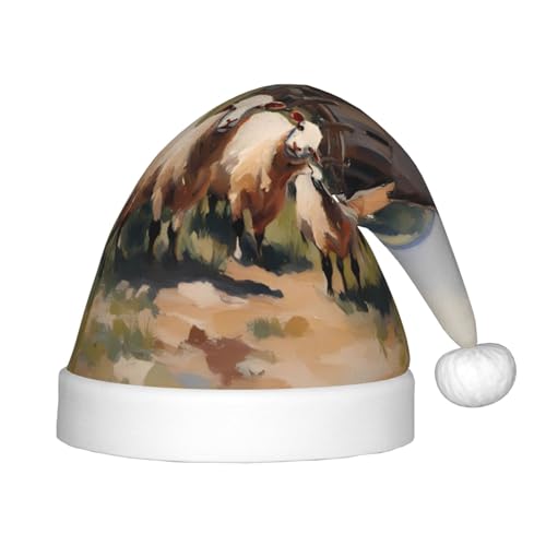 GaJher Niedliche Bauernhoftiere Weihnachtsmütze - Xmas New Year Headwear, Fun Headpieces for Holiday Parties for Halloween, Festival GaJher Niedliche Bauernhoftiere Weihnachtsmütze - Xmas New Year Headwear, Fun Headpieces for Holiday Parties for Halloween, Festival von GaJher