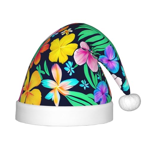 GaJher Weihnachtsmütze mit bunten Blumen – Weihnachts-Kopfbedeckung, lustige Kopfbedeckung für Feiertage, Partys für Halloween, Festivals GaJher Weihnachtsmütze mit bunten Blumen – Weihnachts-Kopfbedeckung, lustige Kopfbedeckung für Feiertage, Partys für Halloween, Festivals von GaJher