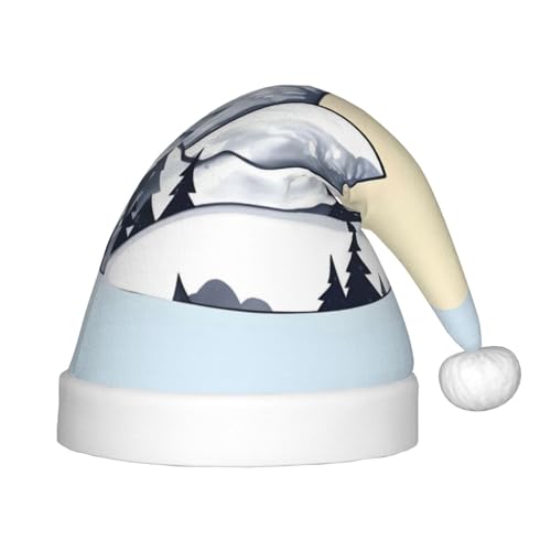 GaJher Weiße Schnee-Berge Weihnachtsmütze - Xmas New Year Kopfbedeckung, lustige Kopfschmuck für Feiertagsfeiern für Halloween, Festival GaJher Weiße Schnee-Berge Weihnachtsmütze - Xmas New Year Kopfbedeckung, lustige Kopfschmuck für Feiertagsfeiern für Halloween, Festival von GaJher