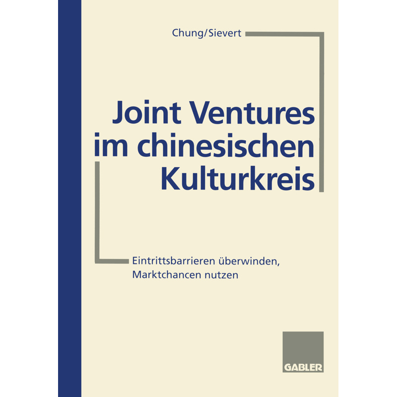 Joint Ventures Im Chinesischen Kulturkreis, Kartoniert (TB) von Gabler Verlag