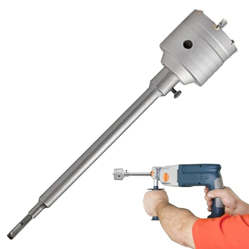 Gacqpli Bohrer Set Für Bohrmaschinen,Betonbohrer - Zubehör Mit Verlängerungen Für Glas Fliesen Elektroinstallation Stein Ziegel Bauprojekte von Gacqpli