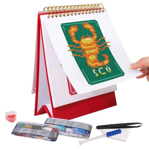 Gacqpli Gem Art Kalender 2026 - Bastelsets Mit Monatskalender 2026 Für Schreibtisch - Monatlicher Planer Schreibtischdekoration für Anfänger Frauen Jugendliche Erwachsene Festtagsdekoration Gacqpli Gem Art Kalender 2026 - Bastelsets Mit Monatskalender 2026 Für Schreibtisch - Monatlicher Planer Schreibtischdekoration für Anfänger Frauen Jugendliche Erwachsene Festtagsdekoration von Gacqpli