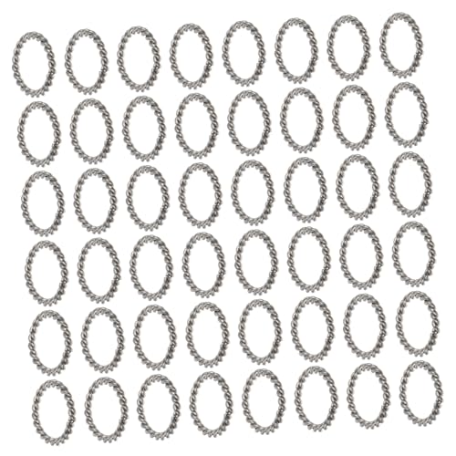 100Stücke Schmuck Verbindungsringe Gedrehte Sprungringe für DIY Schmuckherstellung Drahtstärke Ketten und Armbänder von Gadpiparty