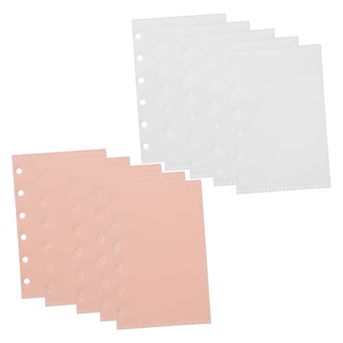 10Blätter Ring Ordner mit Transparenten Ordnungstaschen und Langlebig für Dokumente Notizen und Bürobedarf Transparent 10Blätter Ring Ordner mit Transparenten Ordnungstaschen und Langlebig für Dokumente Notizen und Bürobedarf Transparent von Gadpiparty