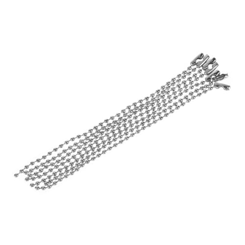 20Stücke Vernickelte Kugelkette mit Silbernem für Schlüsselanhänger und Etiketten Metallkugelkette für DIY Projekte und Schmuckherstellung 20Stücke Vernickelte Kugelkette mit Silbernem für Schlüsselanhänger und Etiketten Metallkugelkette für DIY Projekte und Schmuckherstellung von Gadpiparty