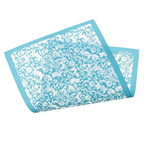 Gadpiparty 1 Blatt Kaninchentonvorlage Bildschirm Siebdruckschablonen Wiederverwendbare Schablonen Nummer Schablone Seide Abwaschbare Siebdruckschablone Polyester Blue von Gadpiparty