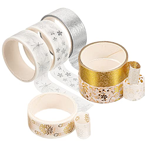 Gadpiparty 1 Box-Set Goldstich-Silberband Sammelalbum Abdeckband, dekoratives Klebeband UV farbig aufkleber Washi-Tape-Scrapbooking dekorative Washi-Klebebänder Flüsterpapier Gadpiparty 1 Box-Set Goldstich-Silberband Sammelalbum Abdeckband, dekoratives Klebeband UV farbig aufkleber Washi-Tape-Scrapbooking dekorative Washi-Klebebänder Flüsterpapier von Gadpiparty