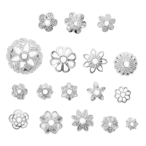 Gadpiparty 1 Buddhistischer Perlenblumenhalter Perlenkappen zur Herstellung von Armbändern Blumen- Schmuck lose Perle Perlen Kappen Vintage Perlenkappen Metall Silver Gadpiparty 1 Buddhistischer Perlenblumenhalter Perlenkappen zur Herstellung von Armbändern Blumen- Schmuck lose Perle Perlen Kappen Vintage Perlenkappen Metall Silver von Gadpiparty
