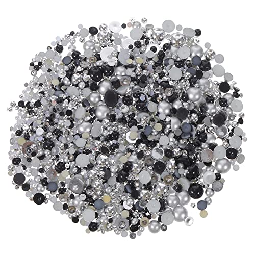 Gadpiparty 1 Nagelpflaster Halbrunde Perlen Für Nägel Nagelperlen Nagelaufkleber Für Nagelkunst Handyhülle Nagel Strasssteine ​​Haushalts Nagel Charm Verschleißfester Nagel Charm Harz von Gadpiparty