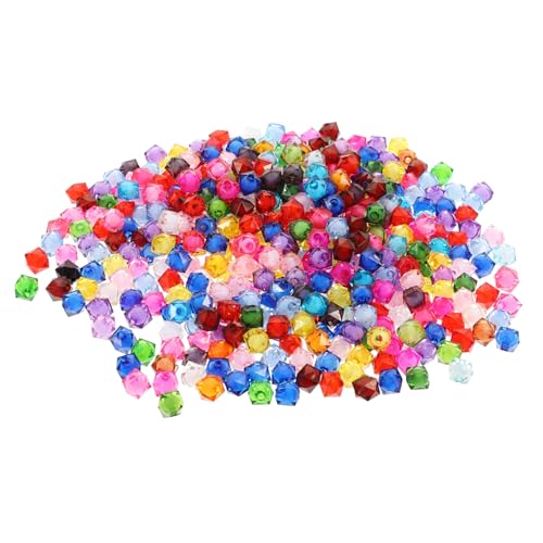 Gadpiparty 1 Packung Acrylperlen DIY Perlen Flache Perlen Schmuck Geformte Quetschperlen Basteln Lose Herstellung Kleiner Armbänder Farbige Perlen Abstandsperlen Perlen Mit Großem von Gadpiparty