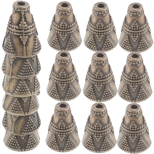 Gadpiparty 1 Packung Chimney Form Metallperlen Bastelperlen für Schmuckdesign Diy Dekoration Leuchtende Farben für Armbänder und Projekte von Gadpiparty