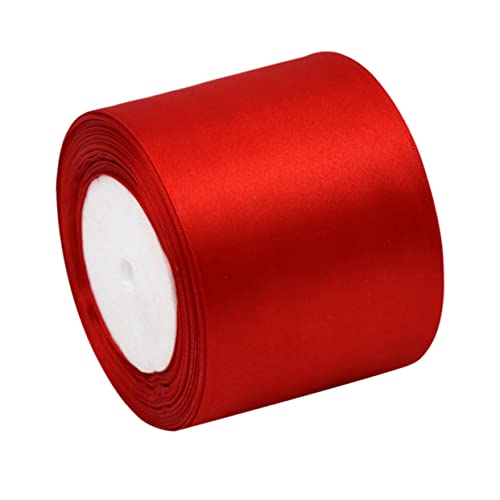 Gadpiparty 1 Rolle Bandband Geschenkband Hochzeitssatinband Ribbon -Streamer Zierband breites großes Band Sashband Valentinsband einseitiges Band Bastelband aus Satin Wickelband Partyband rot Gadpiparty 1 Rolle Bandband Geschenkband Hochzeitssatinband Ribbon -Streamer Zierband breites großes Band Sashband Valentinsband einseitiges Band Bastelband aus Satin Wickelband Partyband rot von Gadpiparty