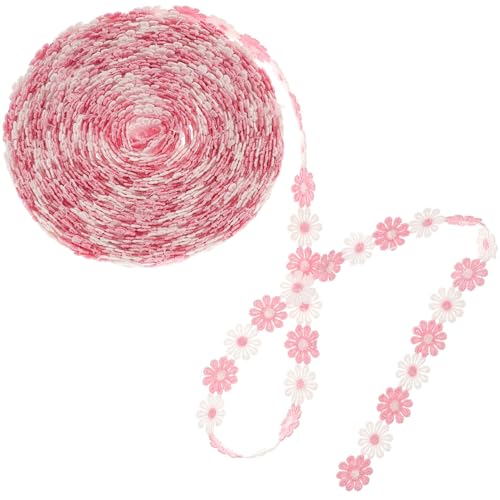 Gadpiparty 1 Rolle Blumen Spitzenband Yards Hochwertige Stickerei für Projekte Verzierung für Kleidung Taschen Bettwäsche Einfache Anwendung Langlebiges Material von Gadpiparty