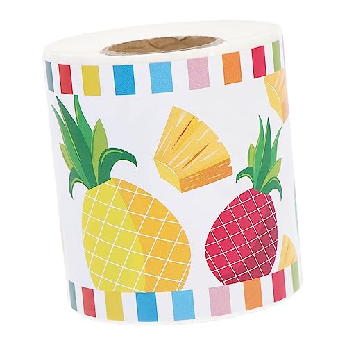 Gadpiparty 1 Rolle Bordürenaufkleber mit Ananas Selbstklebende Dekoration für Klassenzimmer und Mitteilungen für Tafeln und Scrapbooking von Gadpiparty