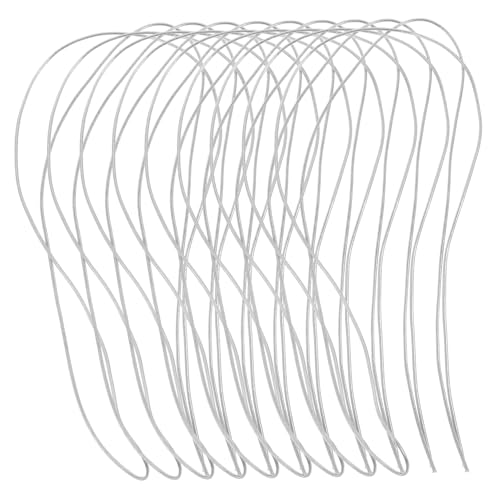 Gadpiparty 1 Rolle Bunte Elastik Schnur für DIY Projekte Multifunktionale Bastelschnur für Schmuckherstellung und Kreative Arbeiten Silber für Taschen und Dekoration von Gadpiparty