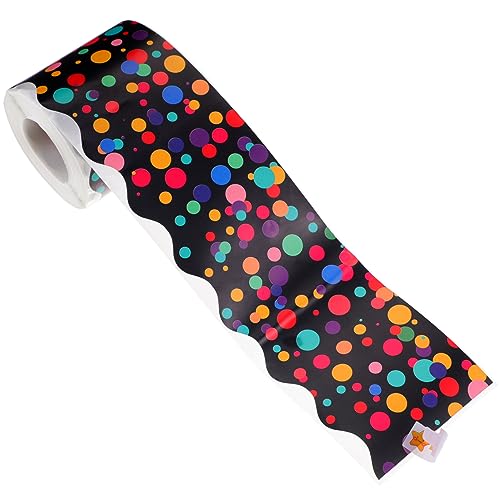 Gadpiparty 1 Rolle Bunte Punktmuster Pinnwand Border Aufkleber Selbstklebende Dekoration für Tafel Schreibtisch Diy Projekte für Klassenzimmer und Bastelarbeiten Gadpiparty 1 Rolle Bunte Punktmuster Pinnwand Border Aufkleber Selbstklebende Dekoration für Tafel Schreibtisch Diy Projekte für Klassenzimmer und Bastelarbeiten von Gadpiparty