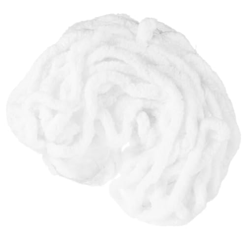Gadpiparty 1 Rolle Chenille Garn Ultra Dickes Handstrickgarn für Schals Decken und Accessoires für Anfänger und Fortgeschrittene Reinweiß Gadpiparty 1 Rolle Chenille Garn Ultra Dickes Handstrickgarn für Schals Decken und Accessoires für Anfänger und Fortgeschrittene Reinweiß von Gadpiparty