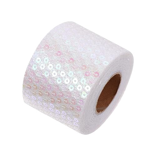 Gadpiparty 1 Rolle DIY Bänder für Schleifen Glitzernde Pailletten Stoffe Vielseitige Dekoration für Hochzeiten Partys Bastelprojekte Einfache Handhabung für Kreative Designs Gadpiparty 1 Rolle DIY Bänder für Schleifen Glitzernde Pailletten Stoffe Vielseitige Dekoration für Hochzeiten Partys Bastelprojekte Einfache Handhabung für Kreative Designs von Gadpiparty