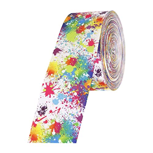 Gadpiparty 1 Rolle DIY Geschenkverpackungsband mit Buntem Druck Breit Dekoratives für Bastelprojekte Vielseitig Einsetzbar Geschenkband Hochwertiges und Langlebiges Material von Gadpiparty