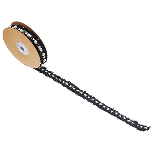 Gadpiparty 1 Rolle Dekoratives Geschenkband mit Perlen Breit Blumensträuße Hochzeiten und Diy Projekte für Festlichkeiten und Verpackungen von Gadpiparty