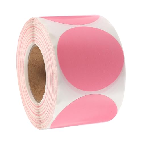 Gadpiparty 1 Rolle Dreisicheres Thermoetikett Kleine Klebeetiketten Versandetiketten Kleine Etikettenaufkleber Adressetiketten Preisaufkleber Express-etiketten Papier Rosa von Gadpiparty