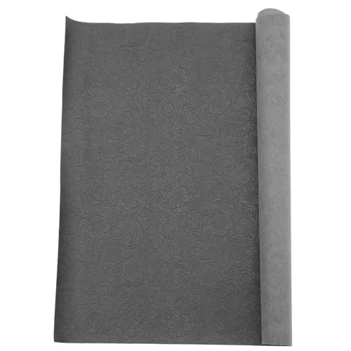 Gadpiparty 1 Rolle Gepäckherstellung aus Leder Material zum Nähen Kunstleder dekoration Leder für die Lederverarbeitung Lederstreifen dünnes Leder Lederhaut leder stoff Leder nähen Schwarz von Gadpiparty