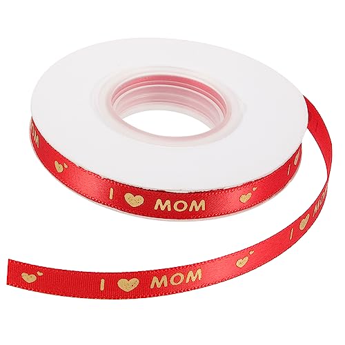 Gadpiparty 1 Rolle Goldenes Band Satinband Zum Einwickeln Ich Satinband Zum Muttertag Band Umwickeln Muttertagsband Bänder Muttertag Bögen Bänder Erste Mutter Mama-band Rot Polyester Gadpiparty 1 Rolle Goldenes Band Satinband Zum Einwickeln Ich Satinband Zum Muttertag Band Umwickeln Muttertagsband Bänder Muttertag Bögen Bänder Erste Mutter Mama-band Rot Polyester von Gadpiparty