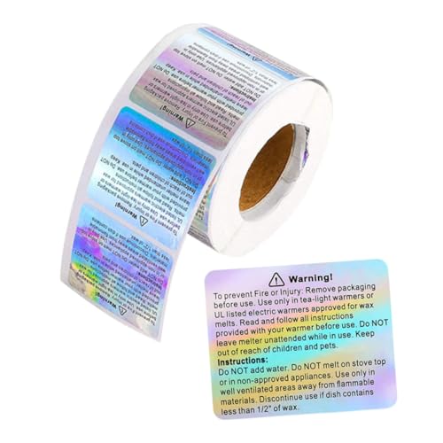 Gadpiparty 1 Rolle Kersticker für Kerzenherstellung Sicherheitsaufkleber für Wachs Selbstklebende Warnhinweise für Diy für Kerzengläser und Versand Gadpiparty 1 Rolle Kersticker für Kerzenherstellung Sicherheitsaufkleber für Wachs Selbstklebende Warnhinweise für Diy für Kerzengläser und Versand von Gadpiparty
