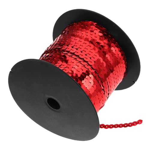 Gadpiparty 1 Rolle Paillettenband Zum Nähen Und Basteln, Funkelndes Paillettenband, Elastischer Besatz, Kleidungszubehör, Kostümbesatzrolle Für Diy-projekte, Kostüme von Gadpiparty