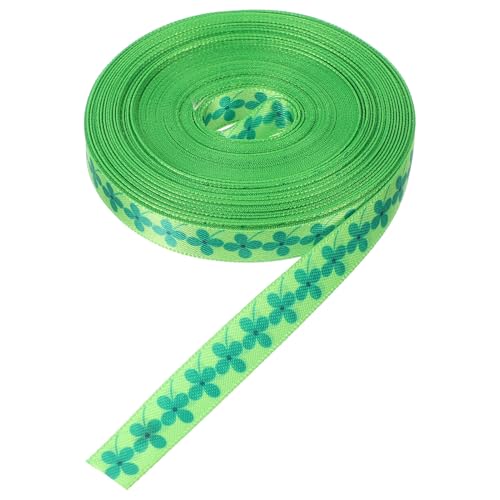 Gadpiparty 1 Rolle Patrick's Day Geschenkband Grünes Diy Bastelbänder für Festdekoration Blumen und Handwerk Hochwertigem Sicher und von Gadpiparty