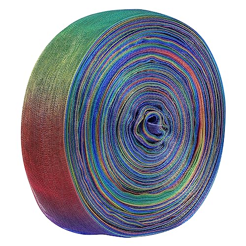 Gadpiparty 1 Rolle Rainbow Organza Band Yards Geschenkband für DIY Blumenverpackung und Partydekoration Strapazierfähig und Farbecht Gadpiparty 1 Rolle Rainbow Organza Band Yards Geschenkband für DIY Blumenverpackung und Partydekoration Strapazierfähig und Farbecht von Gadpiparty