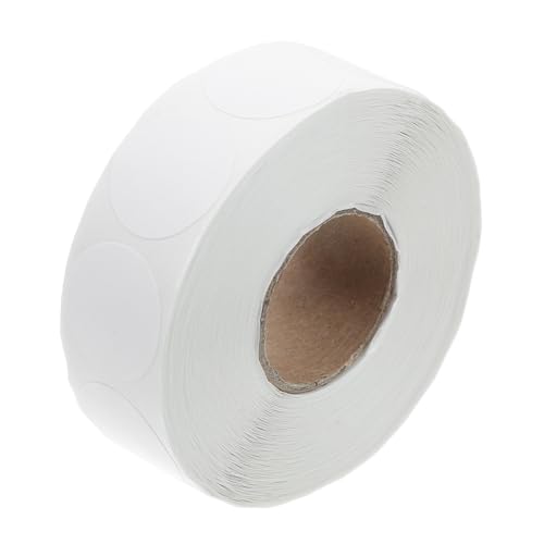 Gadpiparty 1 Rolle Runde Etikettenrollenaufkleber Kleine Kreisaufkleber Aufkleber Für Thermoetikettendrucker Kreis Punktaufkleber Große Herzaufkleber Aufkleber Aus Beschichtetem Papier Weiß von Gadpiparty