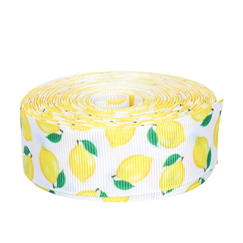Gadpiparty 1 Rolle Sommerliche Zitronen Party Rolle Yards DIY Geschenkbänder Hochwertiges Polyester Schleifenband für Kreative Verpackungen und Festlichkeiten Gadpiparty 1 Rolle Sommerliche Zitronen Party Rolle Yards DIY Geschenkbänder Hochwertiges Polyester Schleifenband für Kreative Verpackungen und Festlichkeiten von Gadpiparty