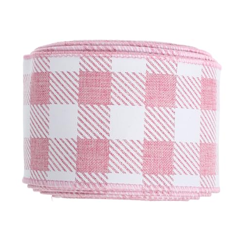 Gadpiparty 1 Rolle großes Band Bänder zum Verpacken dekorativ Party Schneiden sortiert schneidbares Geschenkband DIY liefert Bastelband für den täglichen Gebrauch Paketband Polyester Rosa von Gadpiparty