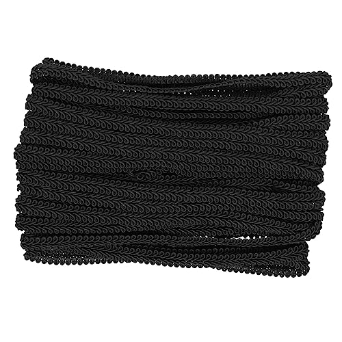 Gadpiparty 1 Rolle wellige Spitze Basteln Muschelbesatz Rüsche Gardinenleiste nähen Vorhang Fransen mit Stoffbesatz Fransenbesatz für Gardinen Sofa-Vorhangbesatz Polyester Schwarz Gadpiparty 1 Rolle wellige Spitze Basteln Muschelbesatz Rüsche Gardinenleiste nähen Vorhang Fransen mit Stoffbesatz Fransenbesatz für Gardinen Sofa-Vorhangbesatz Polyester Schwarz von Gadpiparty