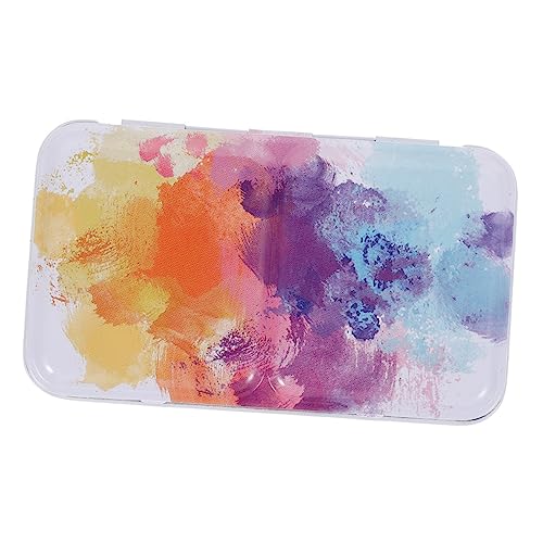 Gadpiparty 1 Satz Aquarell-Farbkasten Aquarell Dose Gouache-Palette Wasser angehen Farbkoffer mischpalette leerer aquarellkasten Kunst-Pigment-Fall Pigmenthalter Rostfreier Stahl Bunt von Gadpiparty