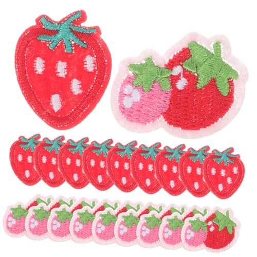 Gadpiparty 1 Satz Aufnäher Für Kleidung Bestickte Aufbügelbare Erdbeer Patches Für Diy Reparaturen An Jeans Taschen Und Mehr Süße Applikationen Für Kreative Bastelprojekte 20 Stück Gadpiparty 1 Satz Aufnäher Für Kleidung Bestickte Aufbügelbare Erdbeer Patches Für Diy Reparaturen An Jeans Taschen Und Mehr Süße Applikationen Für Kreative Bastelprojekte 20 Stück von Gadpiparty